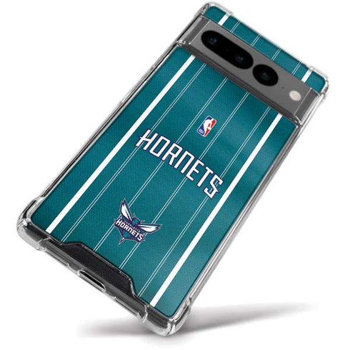 NBA Charlotte Hornets Jersey Google Pixel 7 Pro Clear Case
